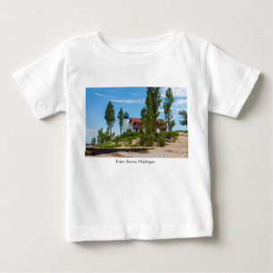 Camiseta Para Bebê Point Betsie Lighthouse