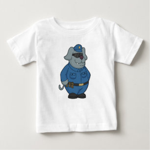 Camiseta Para Bebê Polícia de Cães