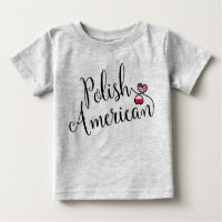 Polonês Americano Entwined Heart Tee