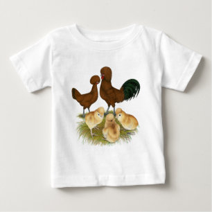 Camiseta Para Bebê Polonês:  Família Vermelha