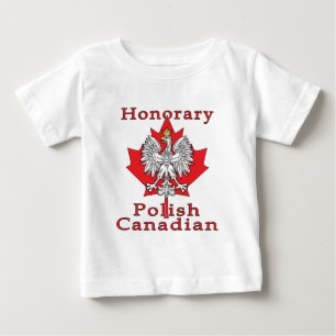 Camiseta Para Bebê Polonês Honorário