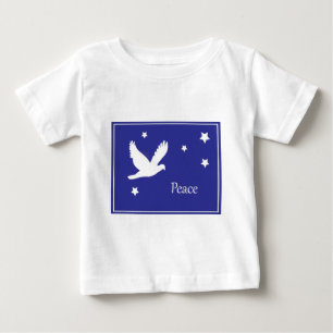 Camiseta Para Bebê pomba da paz