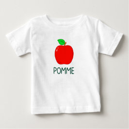 Camiseta Para Bebê Pomme