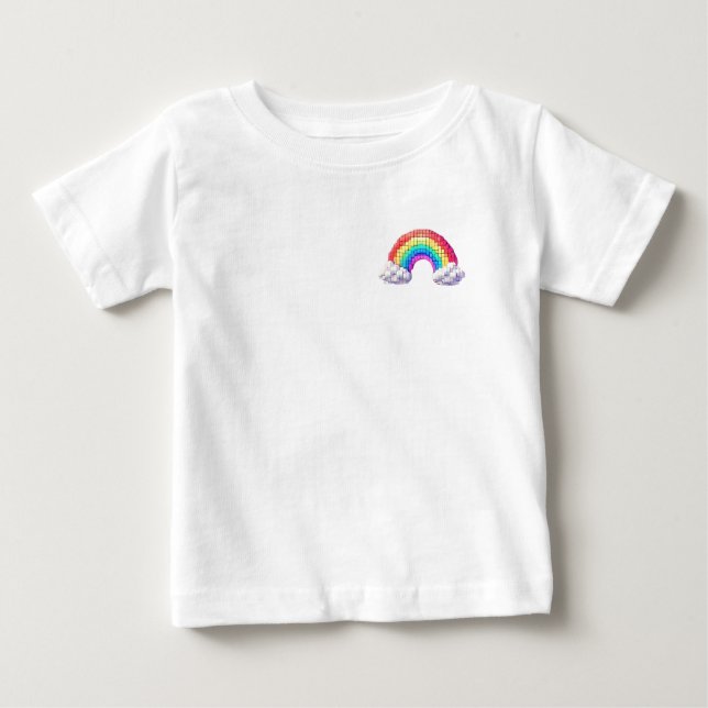 Camiseta Para Bebê Ponte Arco-Íris Para Sonhos (Frente)