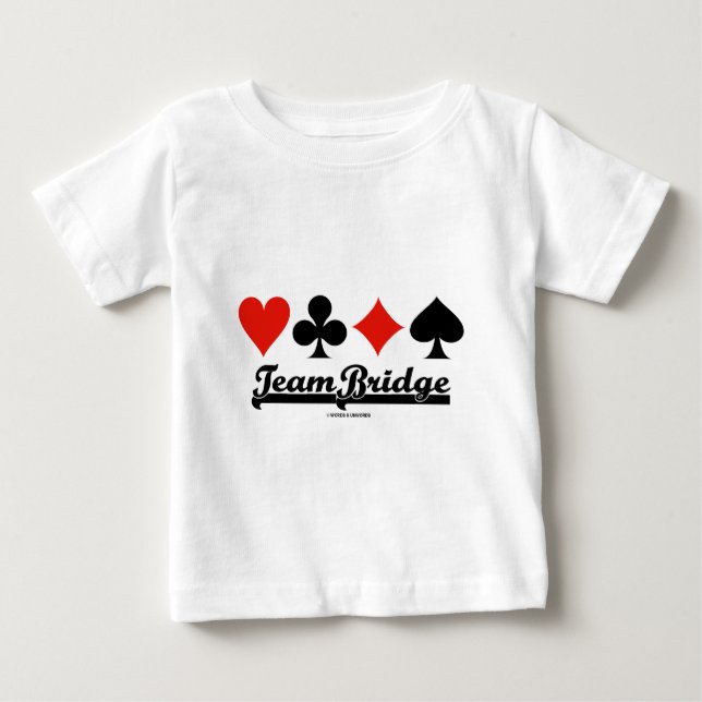 Camiseta Para Bebê Ponte da equipe (Frente)