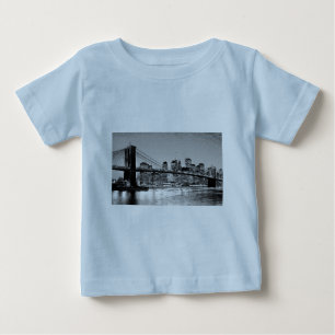 Camiseta Para Bebê Ponte de Brooklyn Nova York