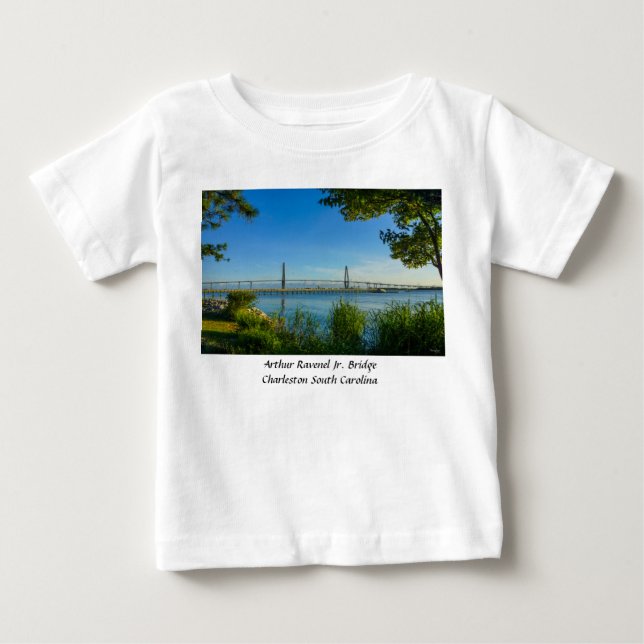 Camiseta Para Bebê Ponte Scenic Arthur Ravenel (Frente)