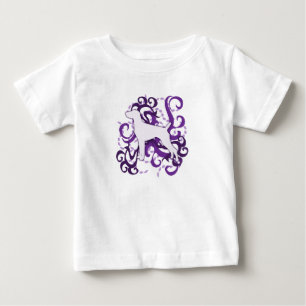 Camiseta Para Bebê Ponteiro de cabelos curtos alemão do redemoinho