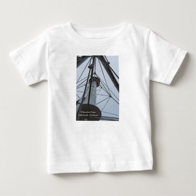 Camiseta Para Bebê Ponto Branco (Frente)