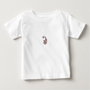 Camiseta Para Bebê Ponto vermelho