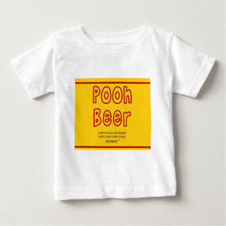 Camiseta Para Bebê Pooh cerveja