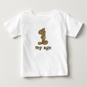 Camiseta Para Bebê Pooh Primeiro Aniversário Personalizado