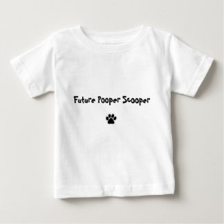 Camiseta Para Bebê Pooper futuro Scooper