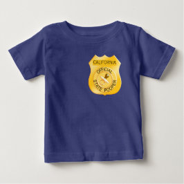 Camiseta Para Bebê Pooper Oficial do Estado