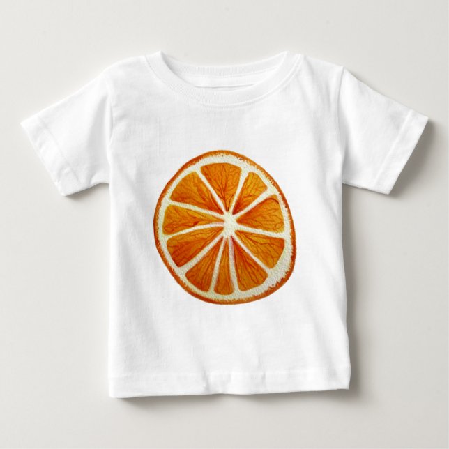 Camiseta Para Bebê Pop fruta (Frente)
