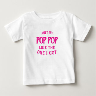 Camiseta Para Bebê Pop Pop sem par
