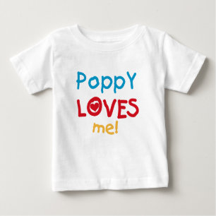 Camiseta Para Bebê Poppy me ama t-shirts e presentes