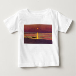 Camiseta Para Bebê Pôr do sol (por Félix Vallotton)