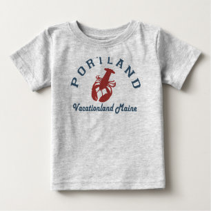 Camiseta Para Bebê Portland Maine (2)
