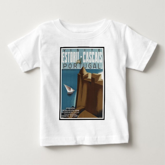 Camiseta Para Bebê Portugal (Frente)