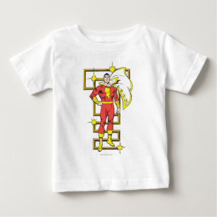 Camiseta Para Bebê Poses de SHAZAM