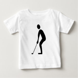 Camiseta Para Bebê Posição - Preto