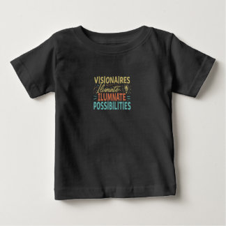 Camiseta Para Bebê Possibilidades de iluminação dos visionários