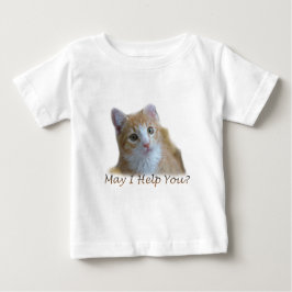 Camiseta Para Bebê Posso ajudá-lo?