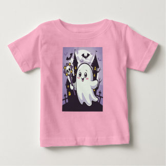 Camiseta Para Bebê Poster elegante e alegre com uma guinada