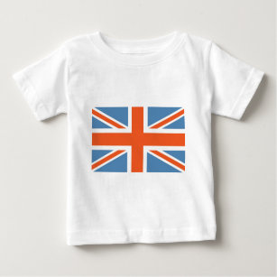 Camiseta Para Bebê Poster vintage Classic Union Jack British(UK) Flag