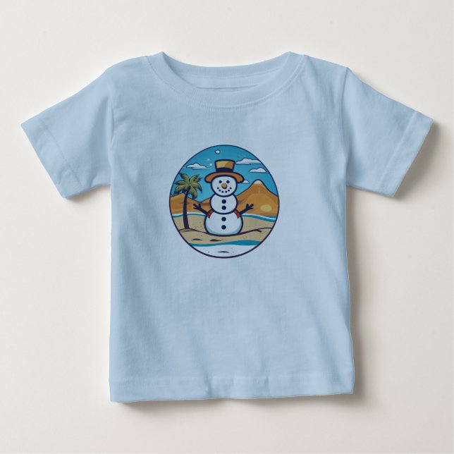 Camiseta Para Bebê "Poster vintage Elegance Tee" (Frente)