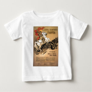Camiseta Para Bebê Posters da propaganda de União Soviética da guer