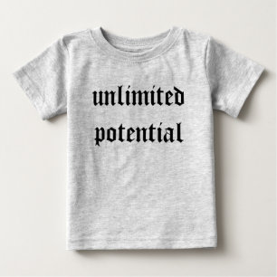 Camiseta Para Bebê potencial ilimitado