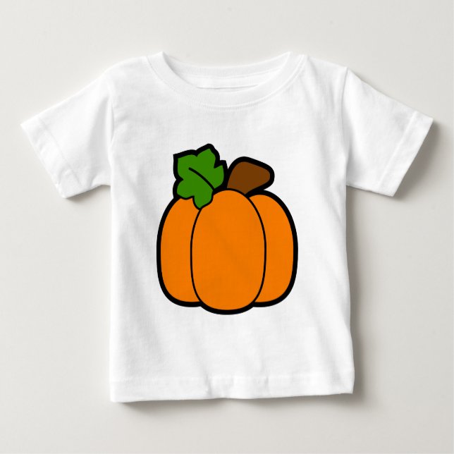 Camiseta Para Bebê Pouca abóbora (Frente)