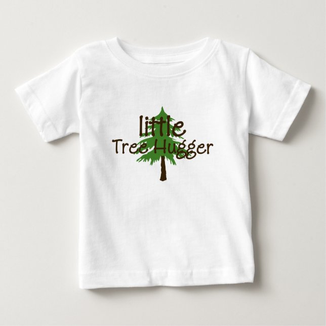 Camiseta Para Bebê Pouca árvore Hugger (Frente)