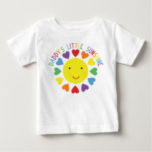 Camiseta Para Bebê Pouca luz do sol do pai