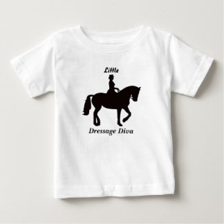 Camiseta Para Bebê Pouca parte superior da diva do adestramento