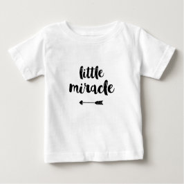 Camiseta Para Bebê Pouca tipografia do milagre caçoa o t-shirt
