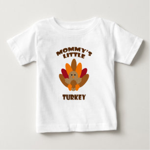 Camiseta Para Bebê Pouca Turquia da mamã