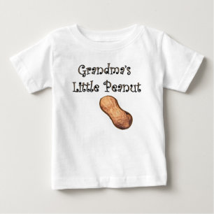Camiseta Para Bebê Pouco amendoim da avó