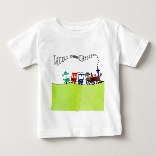 Camiseta Para Bebê Pouco Choo Choo (Frente)