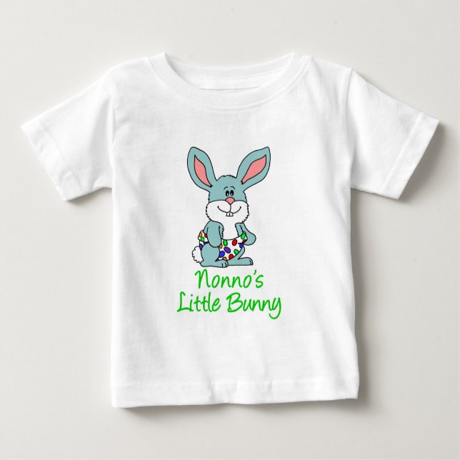 Camiseta Para Bebê Pouco coelho de Nonno (Frente)