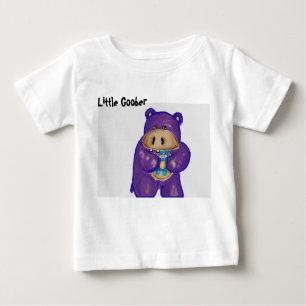 Camiseta Para Bebê Pouco Goober o hipopótamo