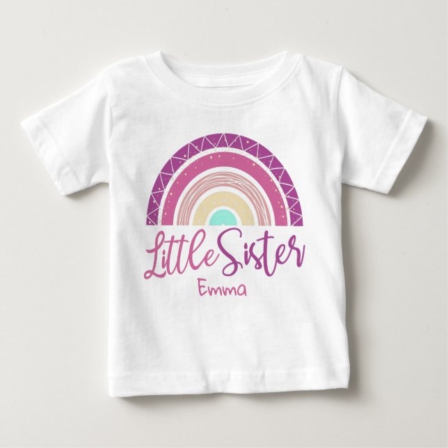 Camiseta Para Bebê Pouco Personalizado (Frente)