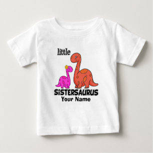 Camiseta Para Bebê Pouco Sistersaurus 2