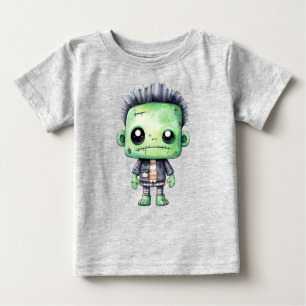 Camiseta Para Bebê Pouty Frankenstein