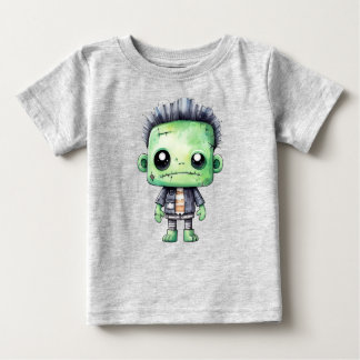 Camiseta Para Bebê Pouty Frankenstein
