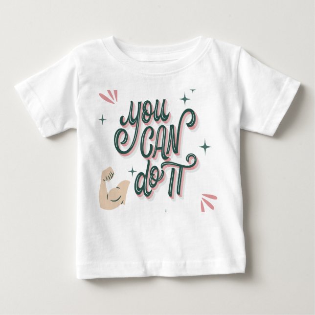 Camiseta Para Bebê power (Frente)