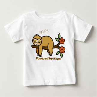 CAMISETA PARA BEBÊ POWERED BY NAPS