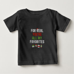 Camiseta Para Bebê Pra Valer Vocês São Todos Meus Favoritos Primos Co